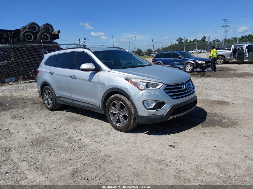 2016 Hyundai Santa fe VIN KM8SM4HF4GU149586 IAAI salvage auction — RIGHT SIDE, Rebuildable (Florida), sold $1,450 on 2026-07-24 (photo 1)