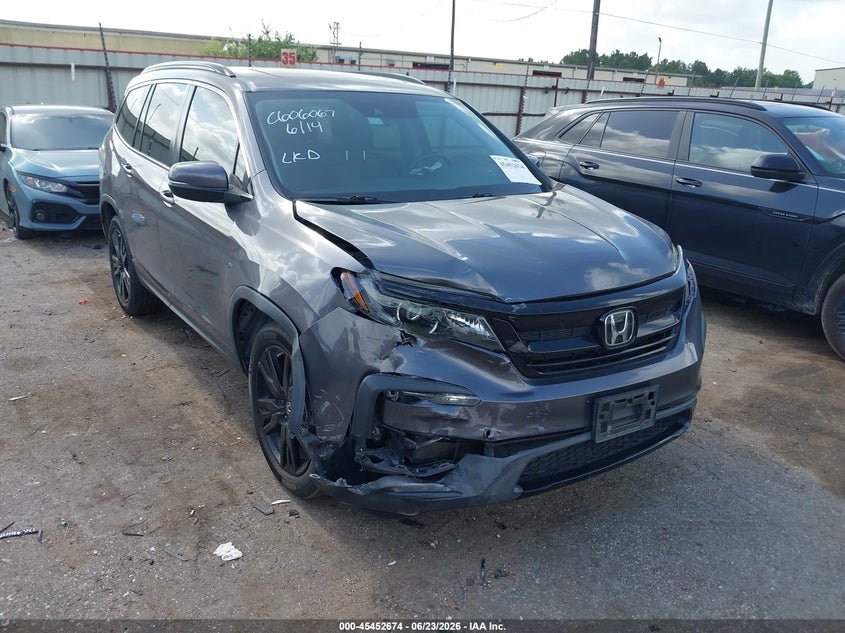 2022 Honda Pilot VIN 5FNYF5H2XNB016011 IAAI salvage auction — FRONT END, Original (Texas), sold $9,000 on 2026-07-29 (photo 6)