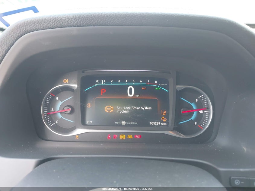 2022 Honda Pilot VIN 5FNYF5H2XNB016011 IAAI salvage auction — FRONT END, Original (Texas), sold $9,000 on 2026-07-29 (photo 7)