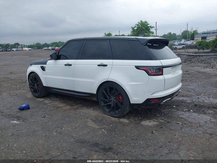 2019 Land rover Range rover sport VIN SALWR2RV1KA837890 IAAI salvage auction — FRONT & REAR, Clear (Pennsylvania), sold $9,200 on 2026-07-10 (photo 3)