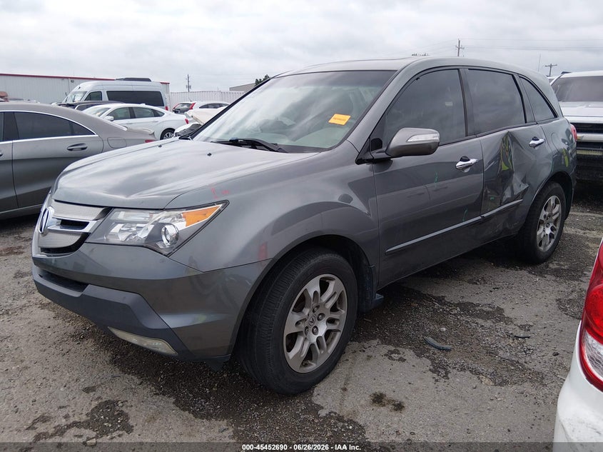 2009 Acura Mdx VIN 2HNYD28299H516482 IAAI salvage auction — SIDE, Clear (Oklahoma), sold $1,400 on 2026-07-26 (photo 2)