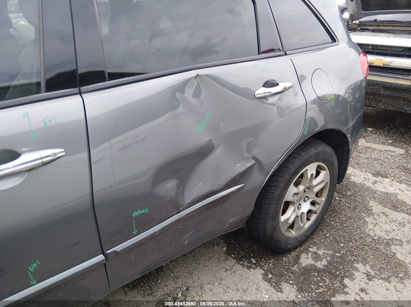 2009 Acura Mdx VIN 2HNYD28299H516482 IAAI salvage auction — SIDE, Clear (Oklahoma), sold $1,400 on 2026-07-26 (photo 6)