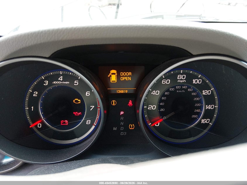 2009 Acura Mdx VIN 2HNYD28299H516482 IAAI salvage auction — SIDE, Clear (Oklahoma), sold $1,400 on 2026-07-26 (photo 7)