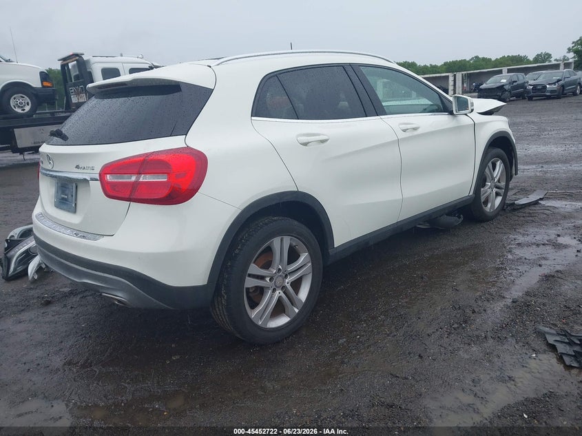 2015 Mercedes-benz Gla-klasse VIN WDCTG4GB2FJ118605 IAAI salvage auction — FRONT END, Salvage (Idaho), sold $2,250 on 2026-07-16 (photo 4)