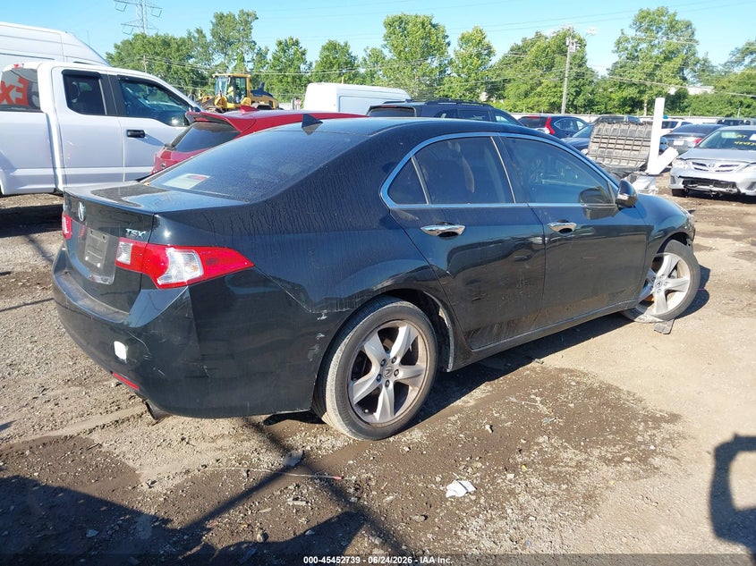 2010 Acura Tsx VIN JH4CU2F67AC002805 IAAI salvage auction — FRONT & REAR, Salvage (Ohio), sold $750 on 2026-07-23 (photo 4)
