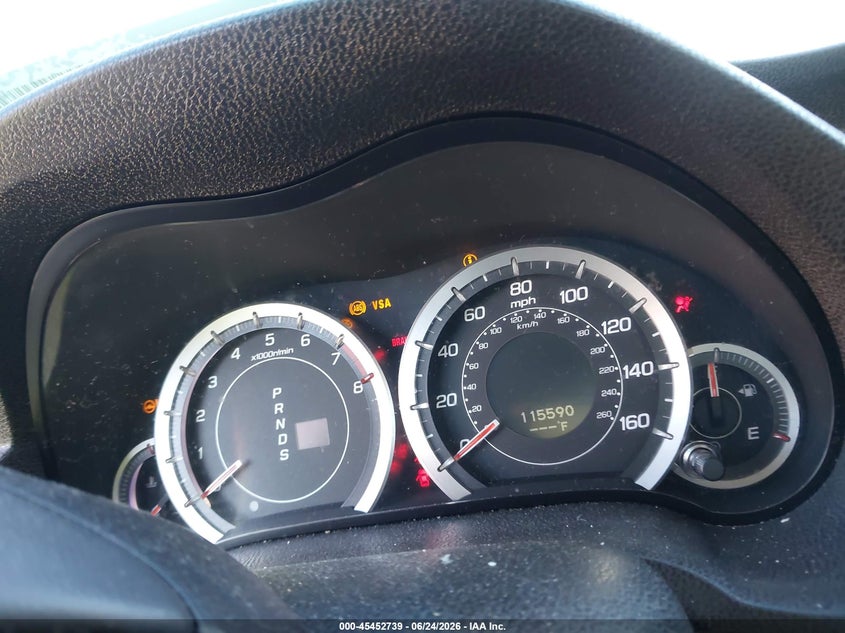 2010 Acura Tsx VIN JH4CU2F67AC002805 IAAI salvage auction — FRONT & REAR, Salvage (Ohio), sold $750 on 2026-07-23 (photo 7)