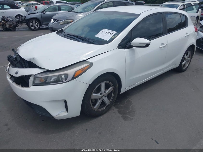 2017 Kia Forte VIN KNAFK5A88H5718221 IAAI salvage auction — FRONT END, Salvage Title, sold $650 on 2026-07-29 (photo 2)