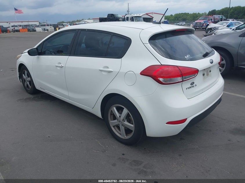 2017 Kia Forte VIN KNAFK5A88H5718221 IAAI salvage auction — FRONT END, Salvage Title, sold $650 on 2026-07-29 (photo 3)
