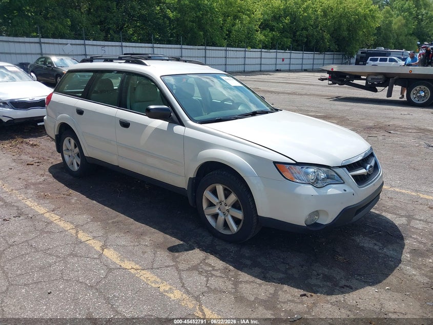 2009 Subaru Outback VIN 4S4BP61C097311296 IAAI salvage auction — NORMAL WEAR, Clear (Michigan), sold $475 on 2026-07-06 (photo 1)
