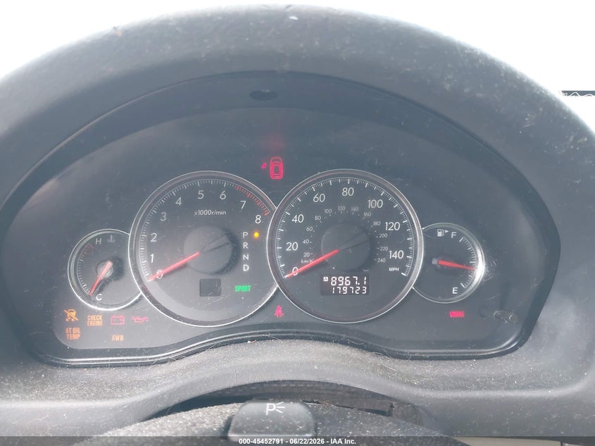 2009 Subaru Outback VIN 4S4BP61C097311296 IAAI salvage auction — NORMAL WEAR, Clear (Michigan), sold $475 on 2026-07-06 (photo 7)
