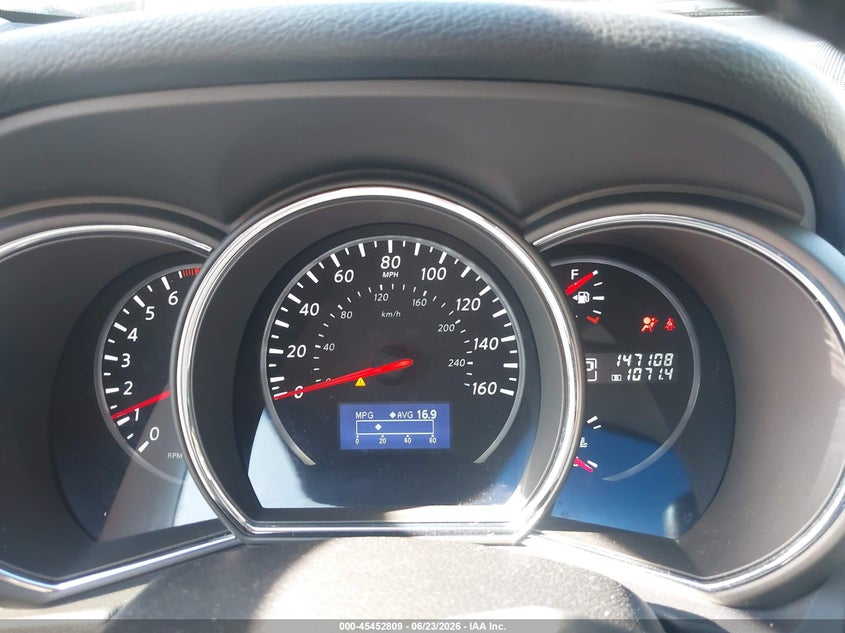 2013 Nissan Murano VIN JN8AZ1MW0DW323034 IAAI salvage auction — FRONT END, Salvage (Kansas), sold $550 on 2026-07-29 (photo 7)