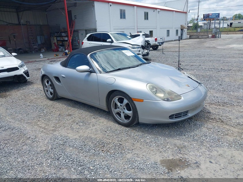 2002 Porsche Boxster VIN WP0CA29872U621732 IAAI salvage auction — FRONT END, Salvage (North Carolina), sold $2,600 on 2026-07-22 (photo 1)