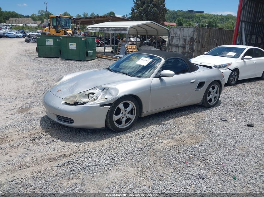 2002 Porsche Boxster VIN WP0CA29872U621732 IAAI salvage auction — FRONT END, Salvage (North Carolina), sold $2,600 on 2026-07-22 (photo 2)