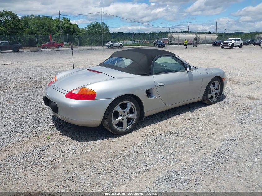 2002 Porsche Boxster VIN WP0CA29872U621732 IAAI salvage auction — FRONT END, Salvage (North Carolina), sold $2,600 on 2026-07-22 (photo 4)