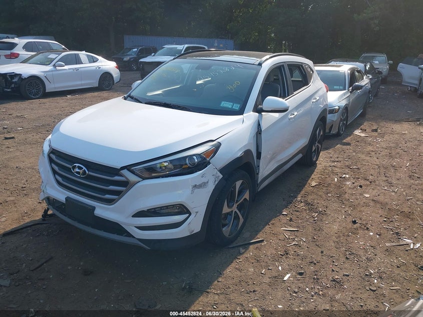 2017 Hyundai Tucson VIN KM8J3CA2XHU568074 IAAI salvage auction — FRONT END, Mv-907A (New York), sold $5,125 on 2026-07-07 (photo 2)