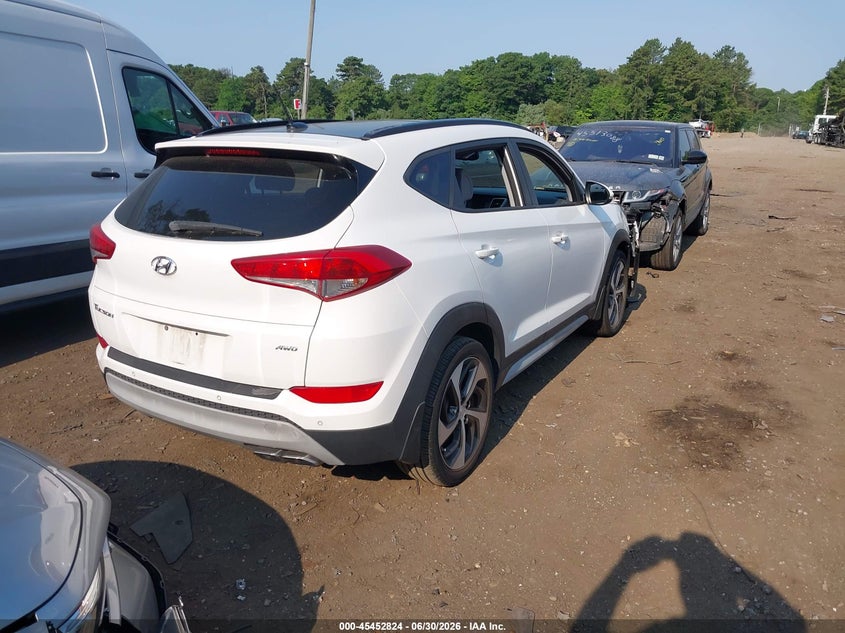 2017 Hyundai Tucson VIN KM8J3CA2XHU568074 IAAI salvage auction — FRONT END, Mv-907A (New York), sold $5,125 on 2026-07-07 (photo 4)