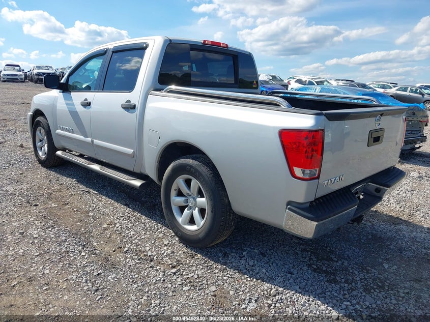 2015 Nissan TITAN VIN 1N6AA0EK0FN500471 IAAI salvage auction — REAR END, Salvage (Tennessee), sold $1,525 on 2026-07-09 (photo 3)