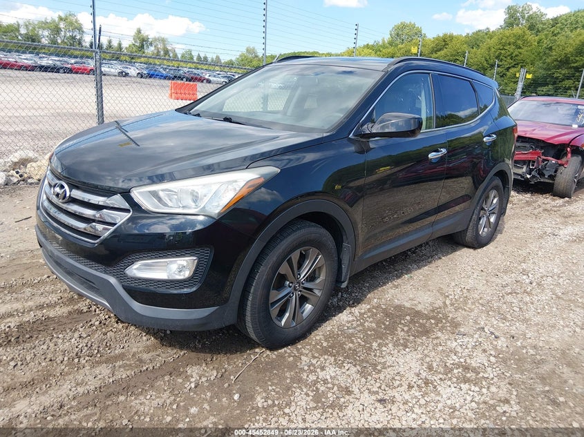 2014 Hyundai Santa fe VIN 5XYZUDLB2EG156297 IAAI salvage auction — REAR END, Salvage Title, sold $1,100 on 2026-07-29 (photo 2)