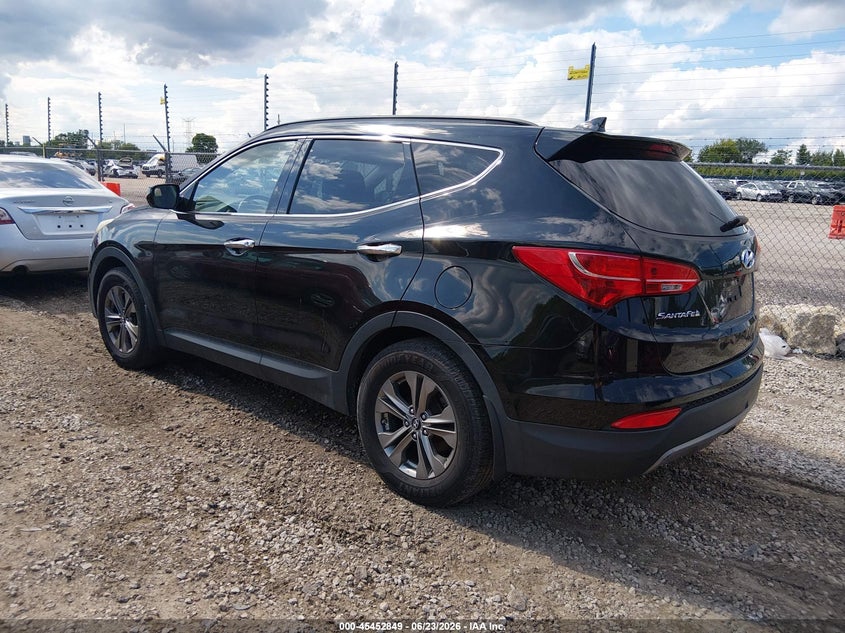 2014 Hyundai Santa fe VIN 5XYZUDLB2EG156297 IAAI salvage auction — REAR END, Salvage Title, sold $1,100 on 2026-07-29 (photo 3)