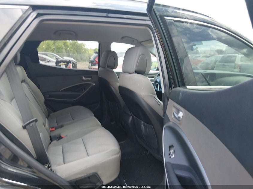 2014 Hyundai Santa fe VIN 5XYZUDLB2EG156297 IAAI salvage auction — REAR END, Salvage Title, sold $1,100 on 2026-07-29 (photo 8)
