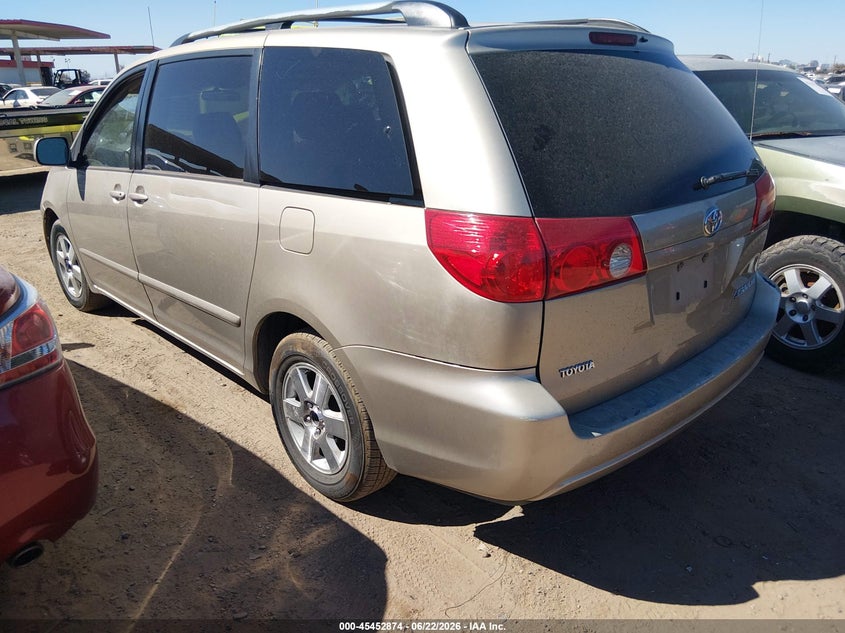 2008 Toyota Sienna VIN 5TDZK22C48S133471 IAAI salvage auction — NORMAL WEAR, Clear-Dealer Only (Arizona), sold $600 on 2026-07-28 (photo 3)