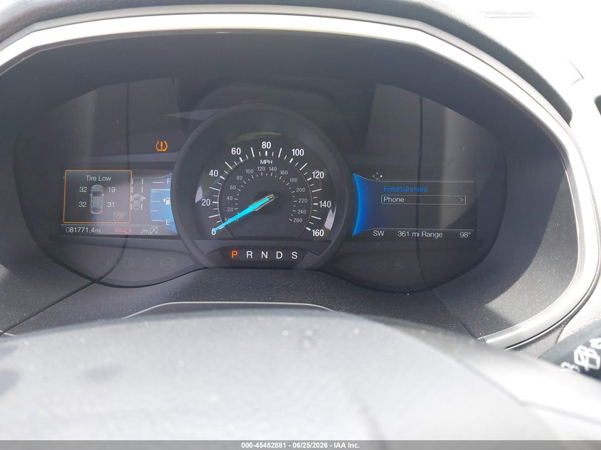 2021 Ford Edge VIN 2FMPK3G91MBA45639 IAAI salvage auction — NORMAL WEAR, Clear (Florida), sold $8,500 on 2026-07-29 (photo 7)