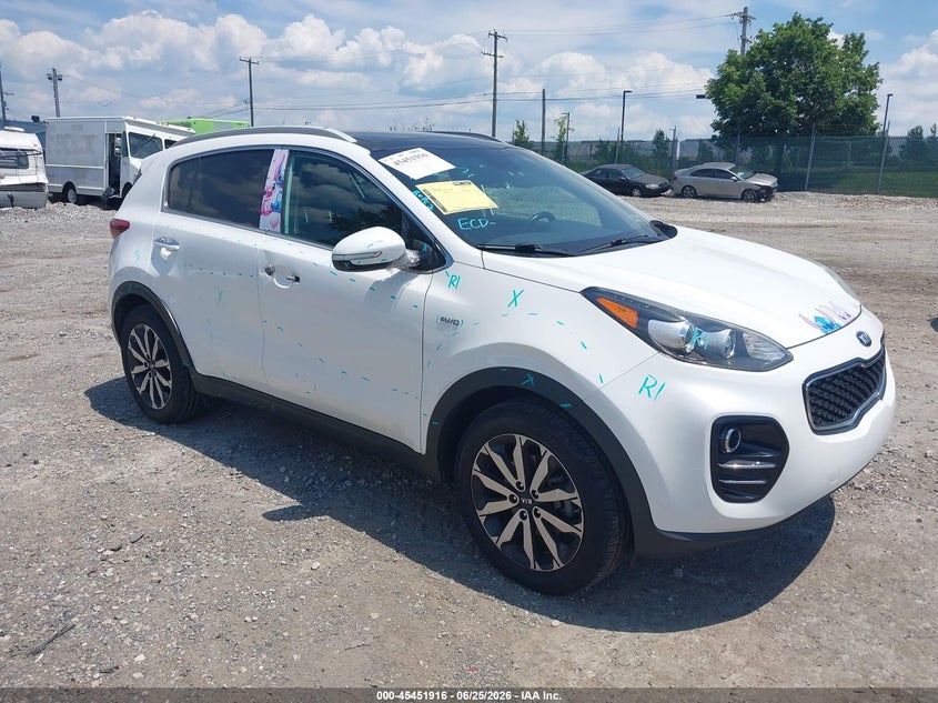 2017 Kia Sportage VIN KNDPNCAC4H7206628 IAAI salvage auction — SIDE, Salvage (Pennsylvania), sold $3,550 on 2026-07-17 (photo 1)