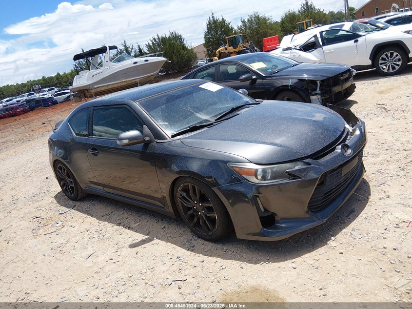 2015 Scion Tc VIN JTKJF5C76FJ003523 IAAI salvage auction — FRONT END, Salvage Title, sold $225 on 2026-07-27 (photo 1)