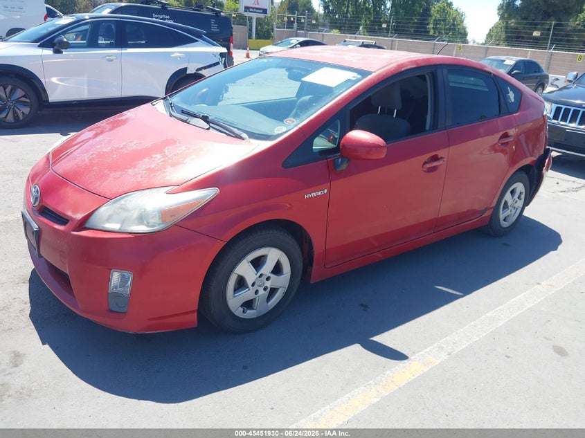 2010 Toyota Prius VIN JTDKN3DU1A5095777 IAAI salvage auction — REAR END, Salvage (California), sold $750 on 2026-07-29 (photo 2)