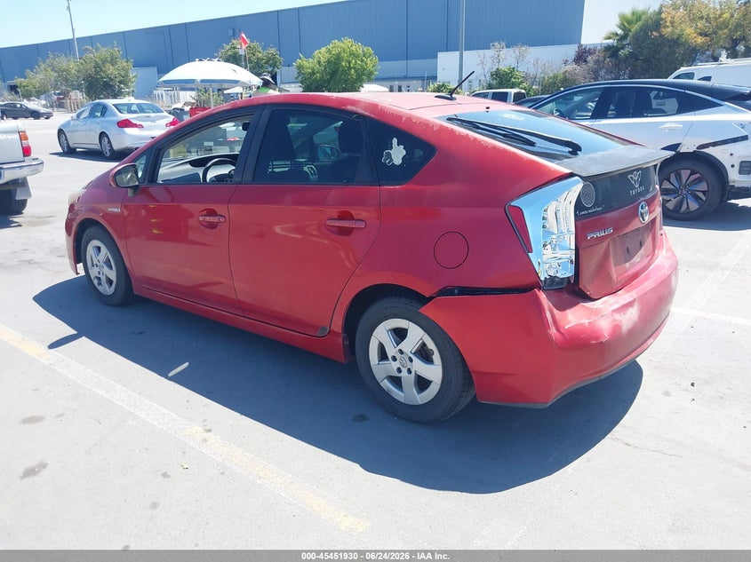 2010 Toyota Prius VIN JTDKN3DU1A5095777 IAAI salvage auction — REAR END, Salvage (California), sold $750 on 2026-07-29 (photo 3)