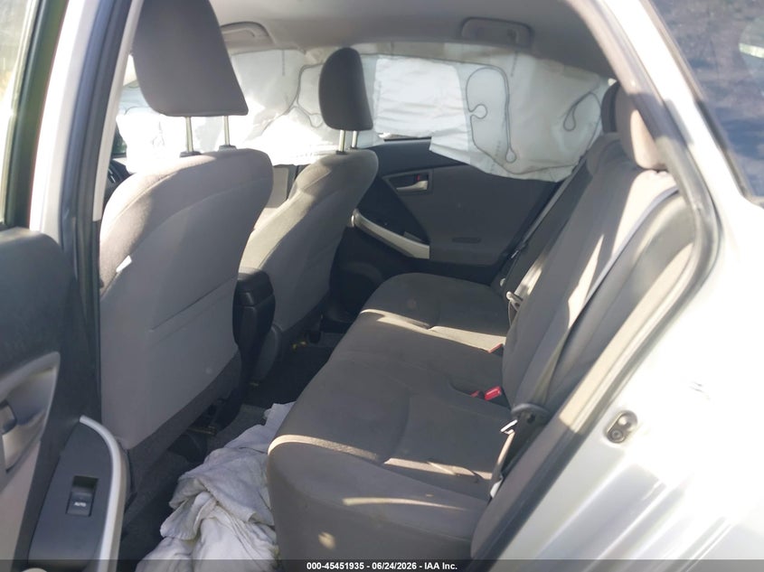 2014 Toyota Prius VIN JTDKN3DU7E0393981 IAAI salvage auction — REAR END, Salvage Title, sold $1,850 on 2026-07-17 (photo 8)