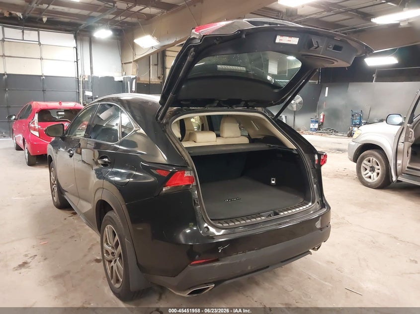2015 Lexus Nx VIN JTJBARBZ5F2001497 IAAI salvage auction — FRONT END, Mv-907A (New York), sold $4,100 on 2026-07-09 (photo 3)