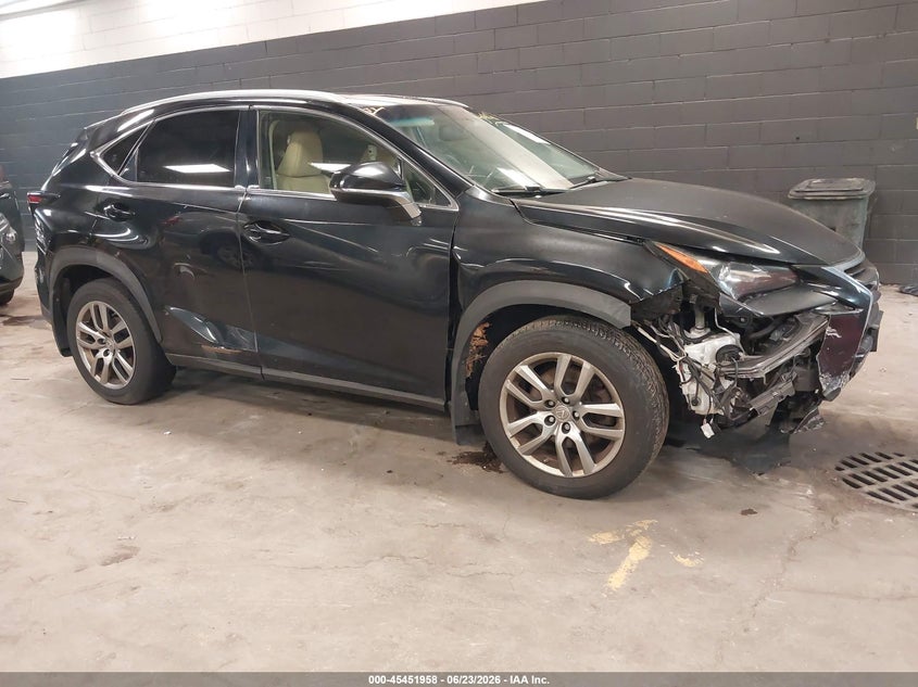 2015 Lexus Nx VIN JTJBARBZ5F2001497 IAAI salvage auction — FRONT END, Mv-907A (New York), sold $4,100 on 2026-07-09 (photo 6)