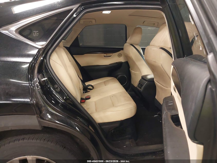 2015 Lexus Nx VIN JTJBARBZ5F2001497 IAAI salvage auction — FRONT END, Mv-907A (New York), sold $4,100 on 2026-07-09 (photo 8)