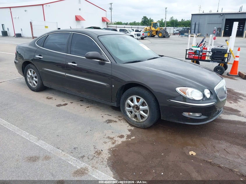 2008 Buick Lacrosse VIN 2G4WC582681181301 IAAI salvage auction — LEFT REAR, Clear (Indiana), sold $650 on 2026-07-10 (photo 1)
