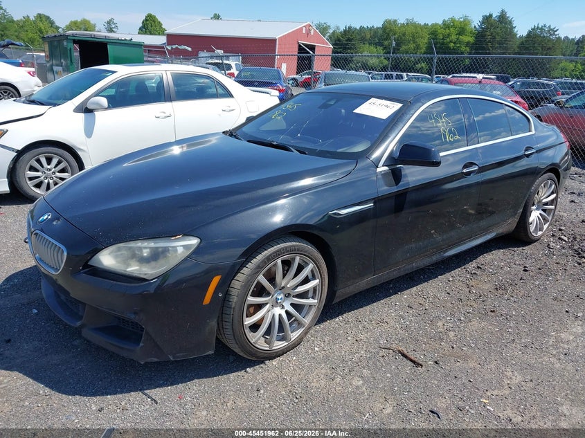 2013 BMW 6er VIN WBA6B2C5XDDG66854 IAAI salvage auction — NORMAL WEAR, Clear (Virginia), sold $1,400 on 2026-07-07 (photo 2)