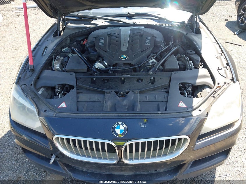 2013 BMW 6er VIN WBA6B2C5XDDG66854 IAAI salvage auction — NORMAL WEAR, Clear (Virginia), sold $1,400 on 2026-07-07 (photo 6)