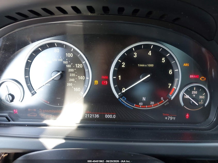 2013 BMW 6er VIN WBA6B2C5XDDG66854 IAAI salvage auction — NORMAL WEAR, Clear (Virginia), sold $1,400 on 2026-07-07 (photo 7)