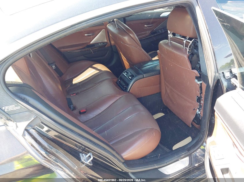 2013 BMW 6er VIN WBA6B2C5XDDG66854 IAAI salvage auction — NORMAL WEAR, Clear (Virginia), sold $1,400 on 2026-07-07 (photo 8)