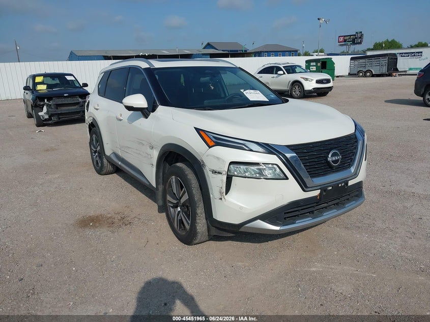 2023 Nissan Rogue VIN JN8BT3DCXPW105999 IAAI salvage auction — ALL OVER, Salvage (Texas), sold $6,900 on 2026-07-09 (photo 1)