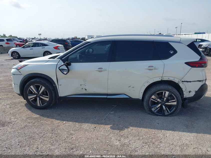 2023 Nissan Rogue VIN JN8BT3DCXPW105999 IAAI salvage auction — ALL OVER, Salvage (Texas), sold $6,900 on 2026-07-09 (photo 6)