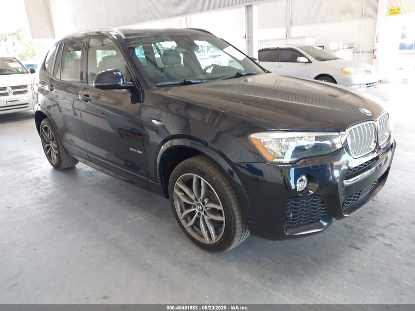 2017 BMW X3 VIN 5UXWZ7C53H0U44984 IAAI salvage auction — LEFT REAR, Rebuildable (Florida), sold $3,250 on 2026-07-22 (photo 1)