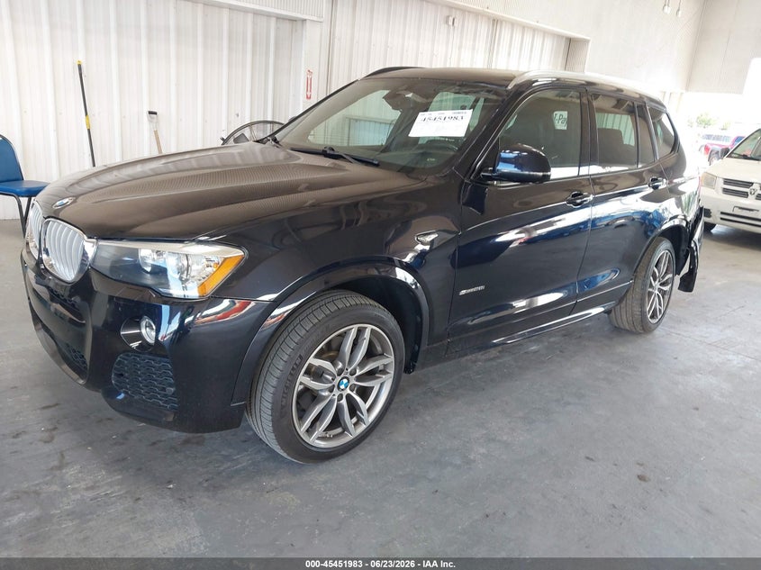 2017 BMW X3 VIN 5UXWZ7C53H0U44984 IAAI salvage auction — LEFT REAR, Rebuildable (Florida), sold $3,250 on 2026-07-22 (photo 2)