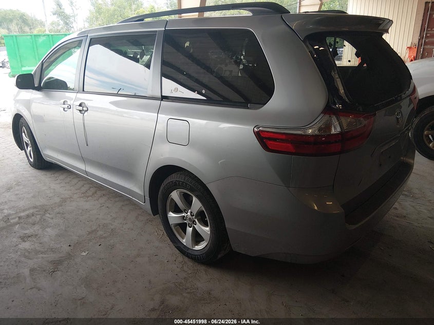 2016 Toyota Sienna VIN 5TDKK3DC1GS738096 IAAI salvage auction — FRONT END, Clear (Tennessee), sold $3,400 on 2026-08-01 (photo 3)