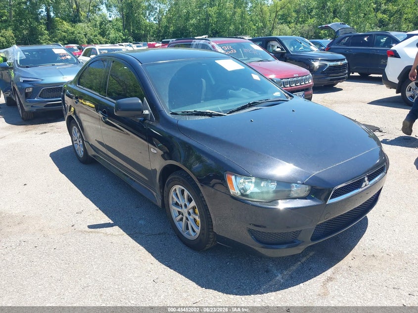 2010 Mitsubishi Lancer VIN JA32U2FU2AU023856 IAAI salvage auction — LEFT SIDE, Salvage (Ohio), sold $275 on 2026-07-28 (photo 1)