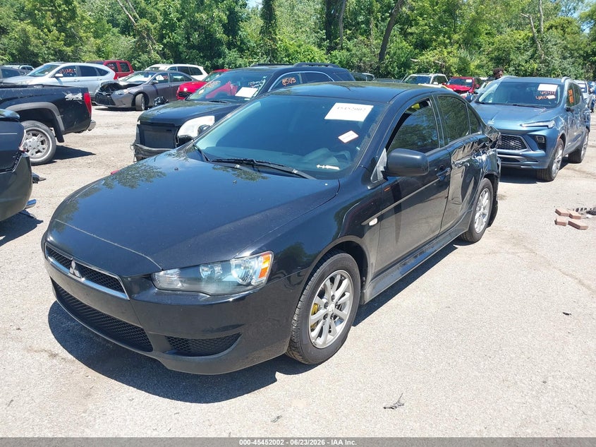 2010 Mitsubishi Lancer VIN JA32U2FU2AU023856 IAAI salvage auction — LEFT SIDE, Salvage (Ohio), sold $275 on 2026-07-28 (photo 2)