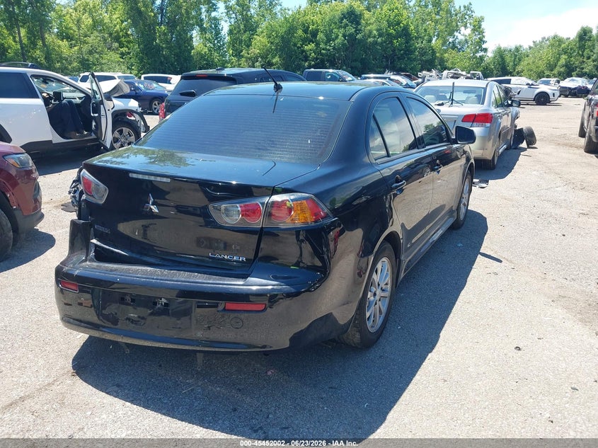 2010 Mitsubishi Lancer VIN JA32U2FU2AU023856 IAAI salvage auction — LEFT SIDE, Salvage (Ohio), sold $275 on 2026-07-28 (photo 4)