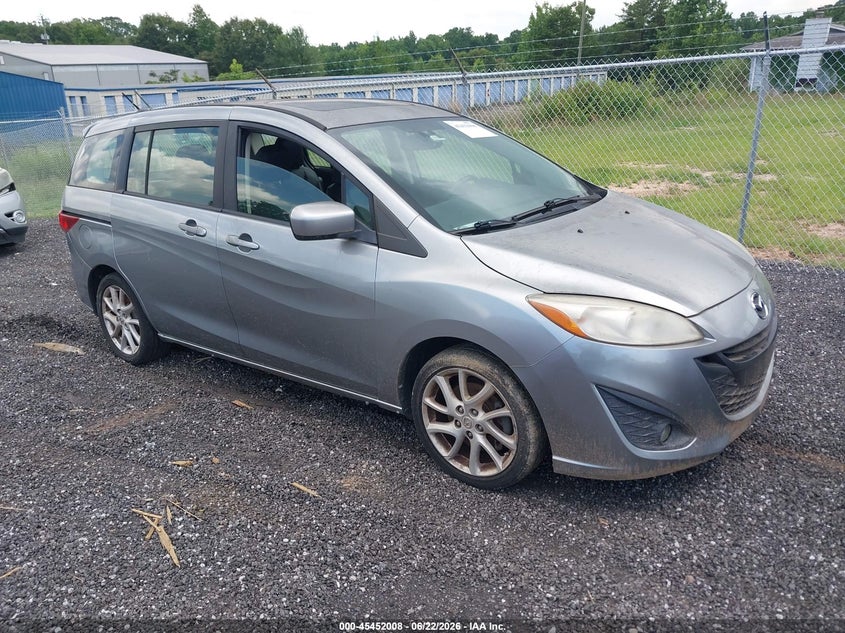 2012 Mazda 5 VIN JM1CW2DL2C0102187 IAAI salvage auction — NORMAL WEAR, Clear (South Carolina), sold $350 on 2026-07-21 (photo 1)