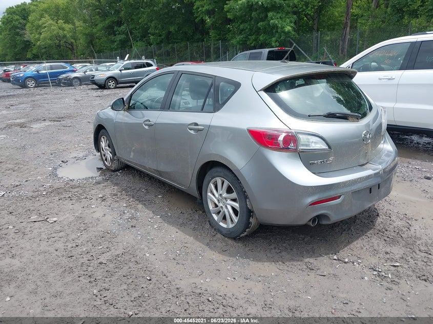 2012 Mazda 3 VIN JM1BL1L88C1613375 IAAI salvage auction — NORMAL WEAR, Clear (New York), sold $325 on 2026-07-15 (photo 3)