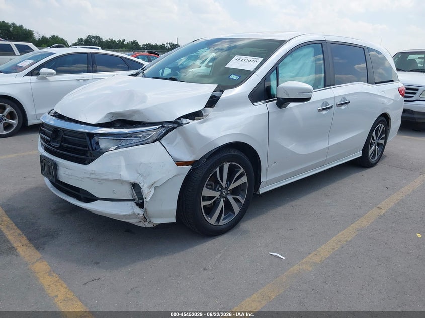 2024 Honda Odyssey VIN 5FNRL6H85RB019010 IAAI salvage auction — LEFT & RIGHT, Original (Texas), sold $14,200 on 2026-09-03 (photo 2)